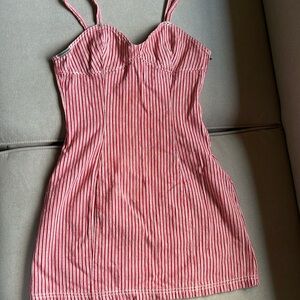Rare CK vintage pinstripe dress